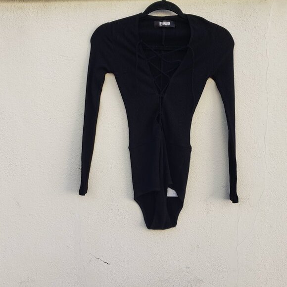 Reformation Ribbed Avalon Bodysuit - Picture 2 of 8